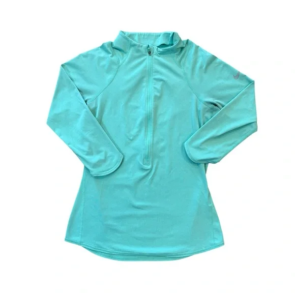 Nike dri-fit half zip long sleeve - Picture 1 of 4